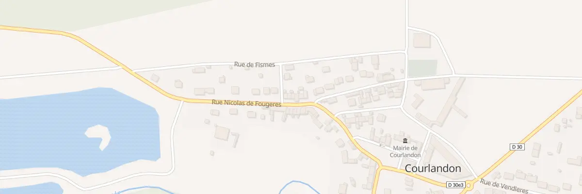 Plan du 8 Rue Nicolas de Fougeres à Courlandon