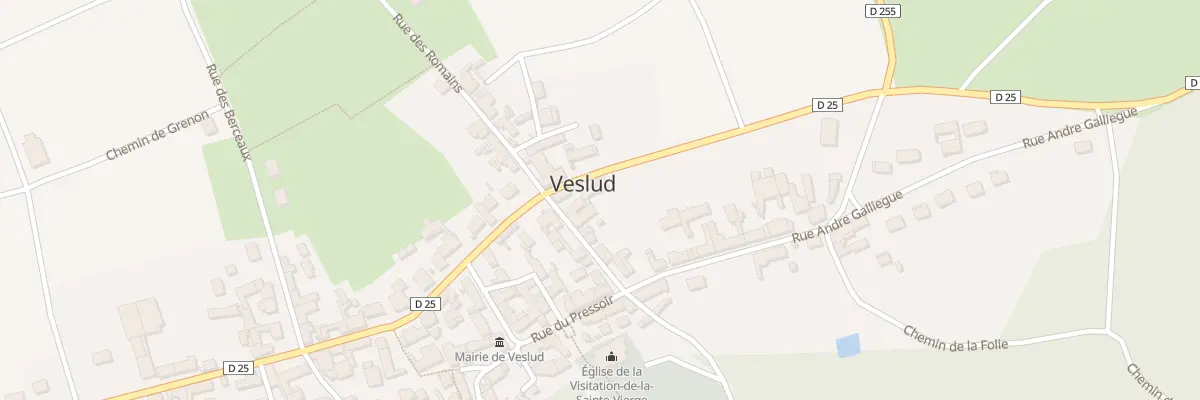 Plan du 2 Rue des Marbeaux à Veslud