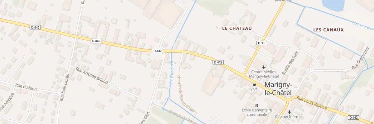 Plan du 25 Rue Georges Clemenceau à Marigny-le-Châtel
