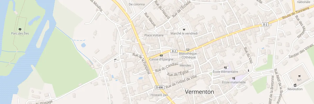 Plan du 3B Rue du Gen Leclerc à Vermenton