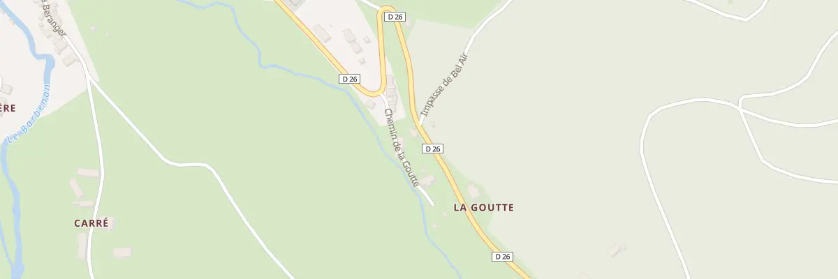 Plan du 16 Rte des Biefs à Arfeuilles