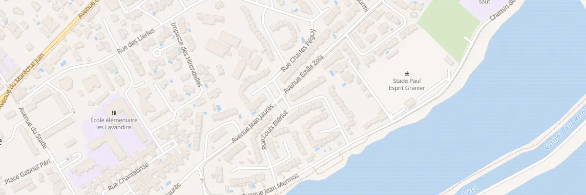 Plan du 32 Rue Georges Guynemer à Frontignan