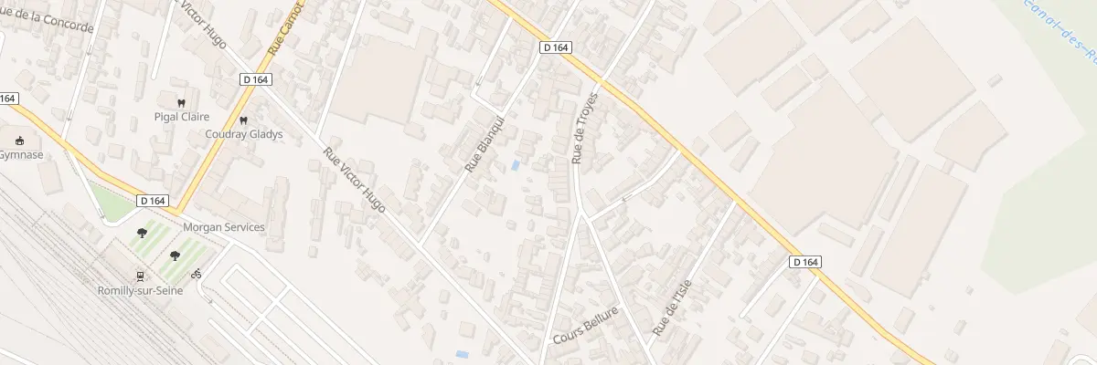 Plan du 16 Rue de Troyes à Romilly-sur-Seine