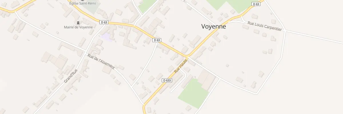 Plan du 14 Rue Montante à Voyenne