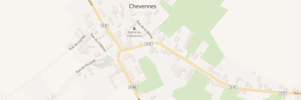 Plan du 4 Rue de Marfontaine à Chevennes