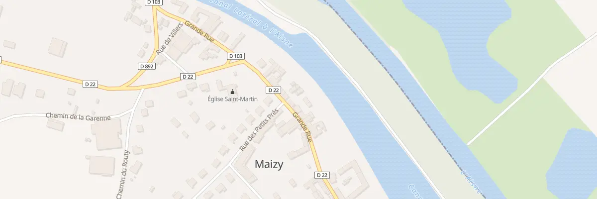 Plan du 20 Grand Rue à Maizy