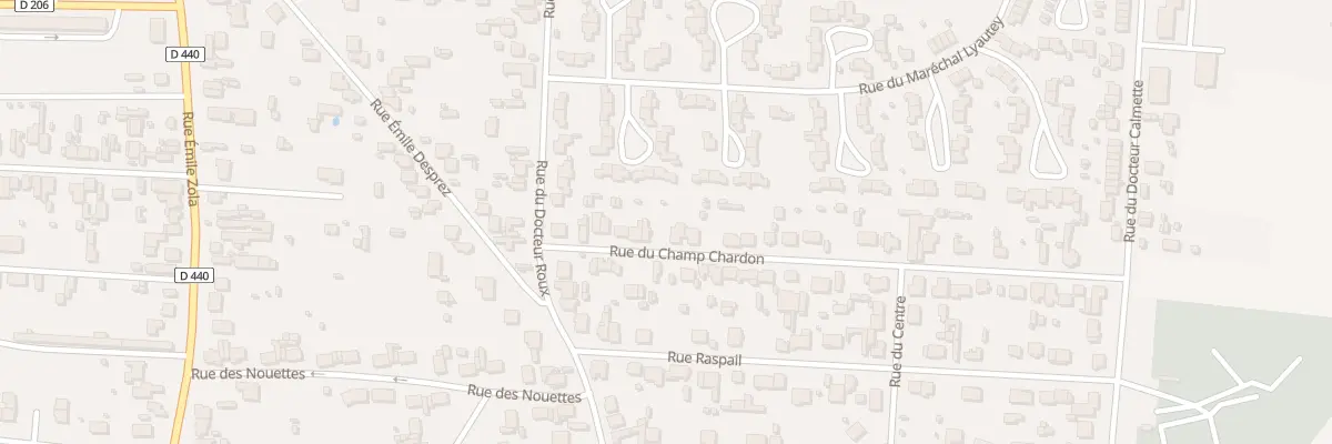 Plan du 13 Rue du Champ Chardon à Romilly-sur-Seine