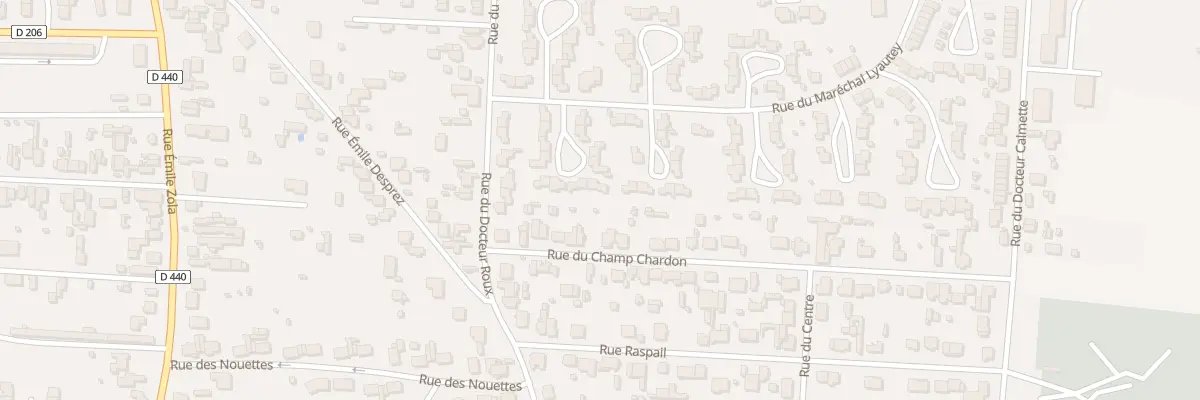 Plan du 16 Rue du Maréchal Lyautey à Romilly-sur-Seine