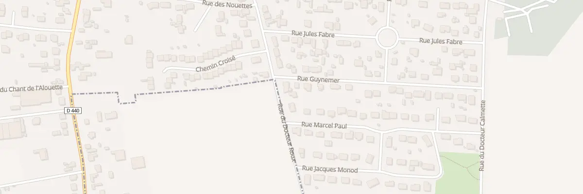 Plan du 155 Rue du Docteur Roux à Romilly-sur-Seine