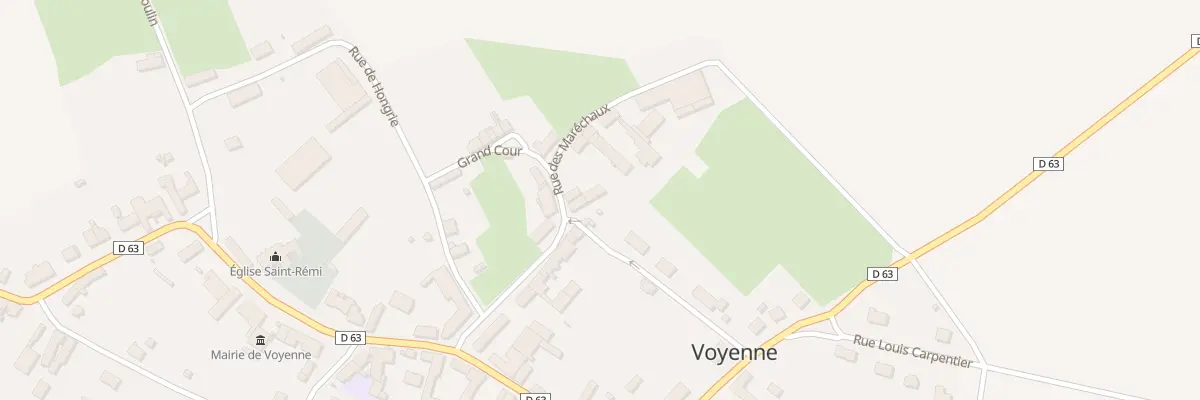 Plan du 4 Rue des Maréchaux à Voyenne