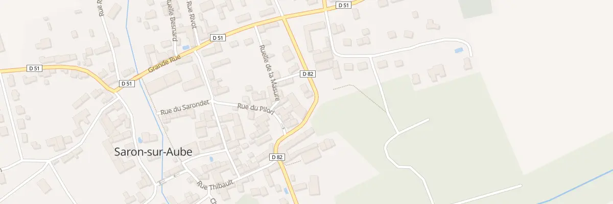Plan du 9 Av du Château à Saron-sur-Aube