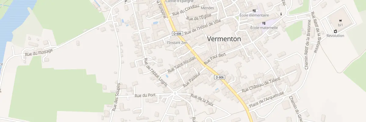 Plan du 9001 Rue St Nicolas à Vermenton