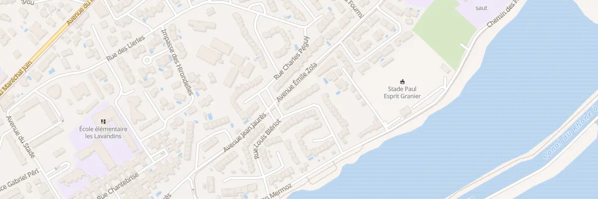 Plan du 28 Rue Georges Guynemer à Frontignan