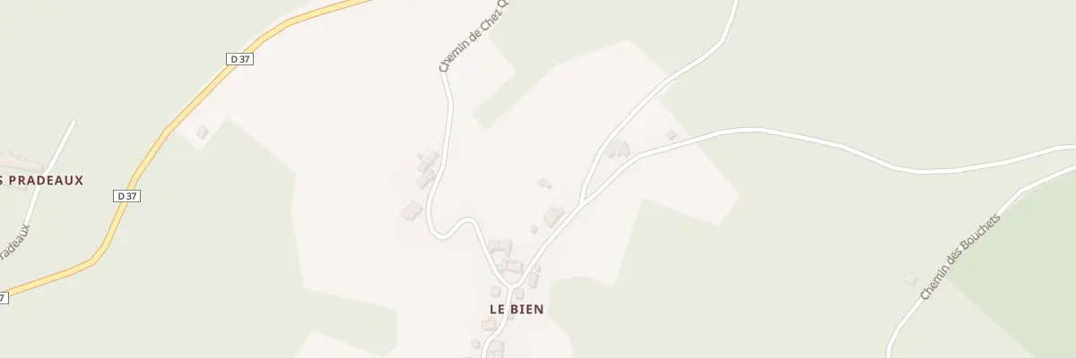 Plan du 5376 Le Bien au Brugeron