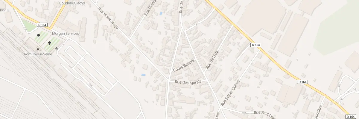 Plan du 9001 Rue de Troyes à Romilly-sur-Seine
