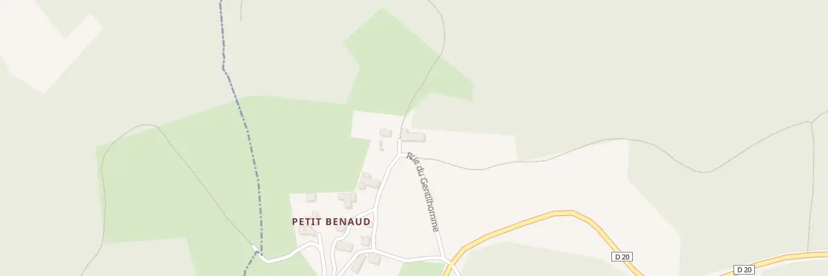 Plan du 5100 Petit Benaud à Bonneval