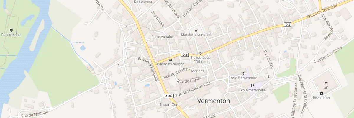 Plan du 4B Rue du Gen Leclerc à Vermenton