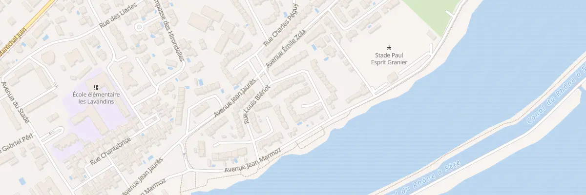 Plan du 19 Rue Georges Guynemer à Frontignan