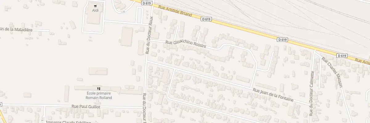 Plan du 13 Rue Jean de la Fontaine à Romilly-sur-Seine