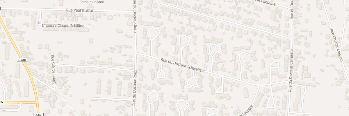 Plan du 33 Rue du Docteur Schweitzer à Romilly-sur-Seine