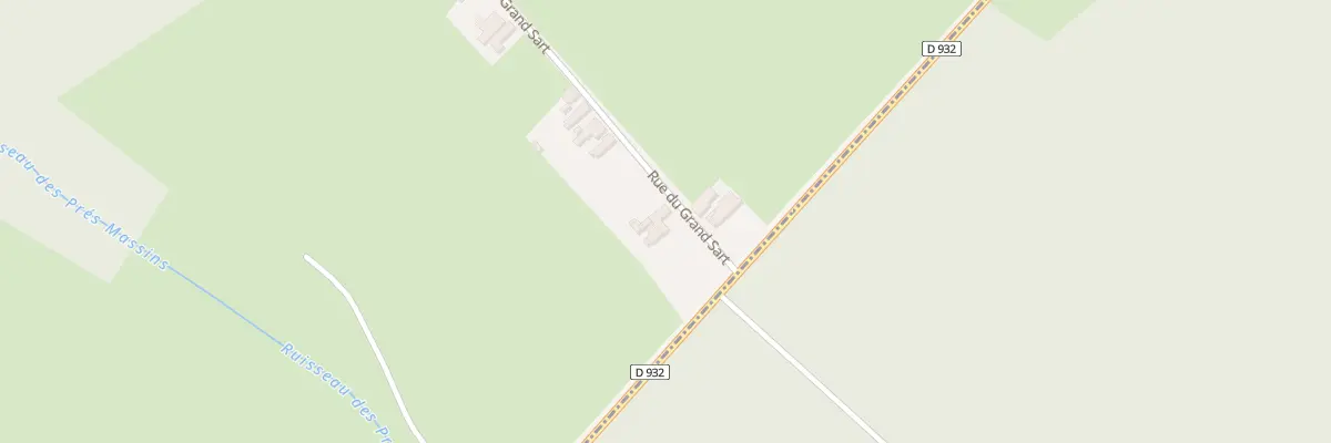 Plan du 1931 Rue du Grand Sart à Gommegnies