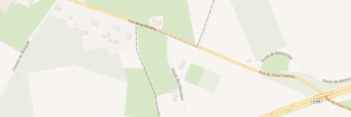 Plan du 12 Che des Meuniers à Saint-Waast