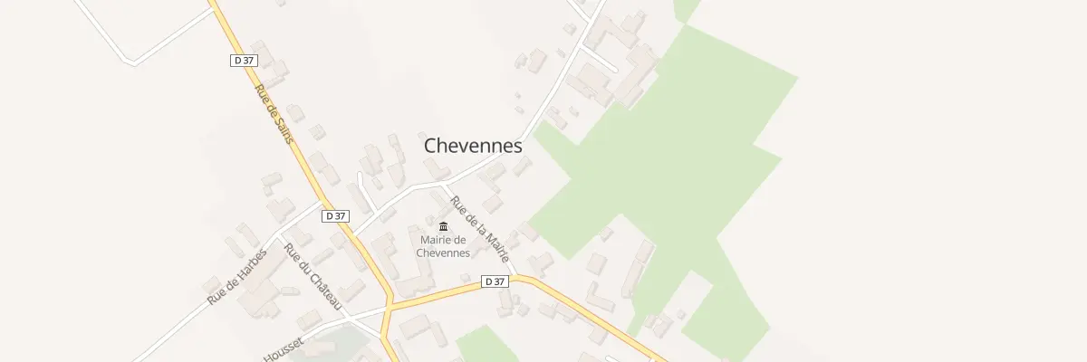 Plan du 6 Rue de Lemé à Chevennes