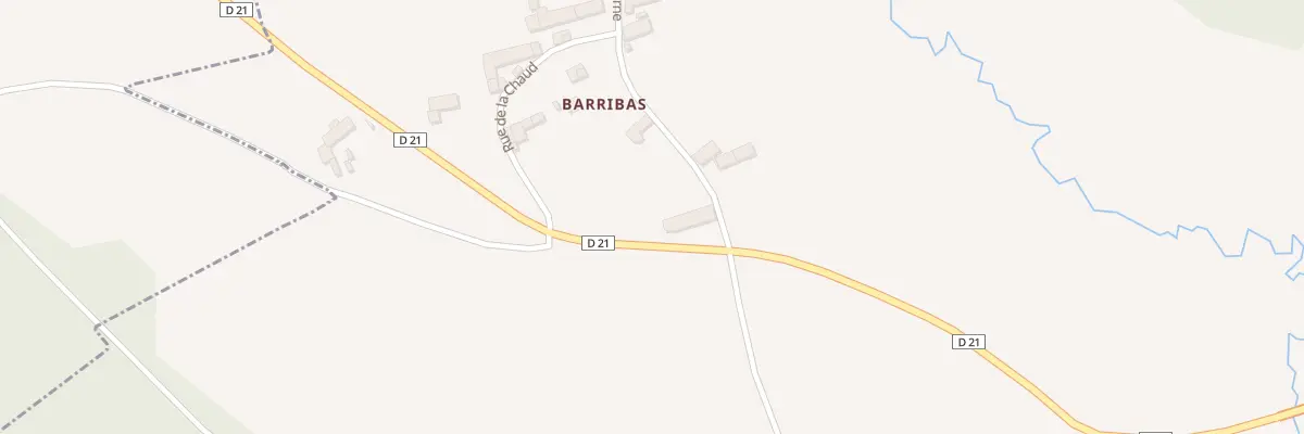 Plan du 5272 Barribas à Monlet