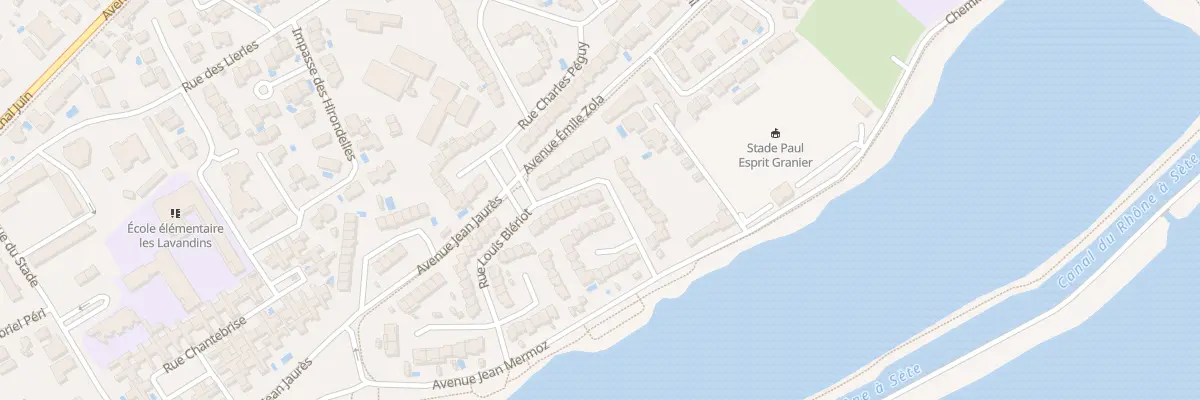 Plan du 29 Rue Georges Guynemer à Frontignan