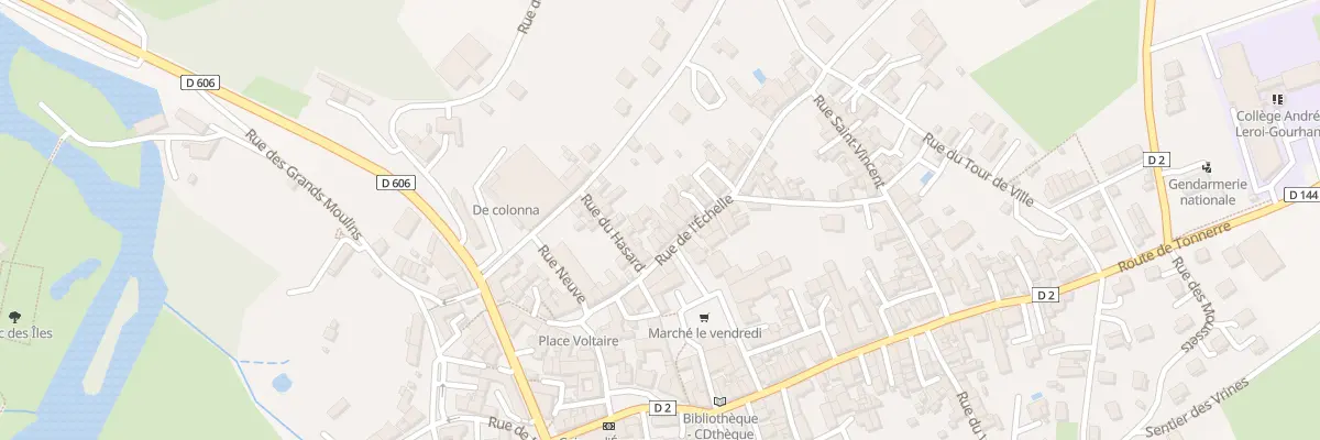 Plan du 17 Rue de l’Échelle à Vermenton
