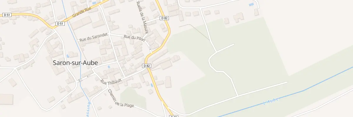 Plan du 10 Av du Château à Saron-sur-Aube
