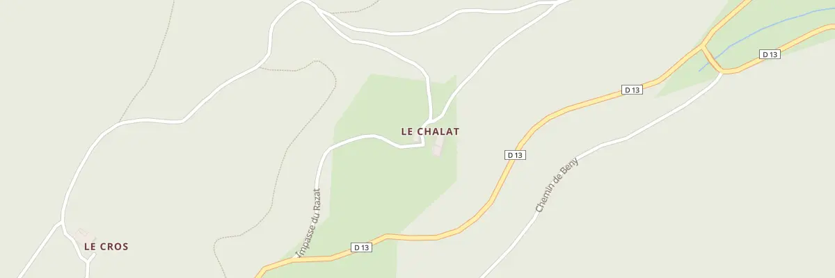 Plan du 5007A Chalas à Bonneval