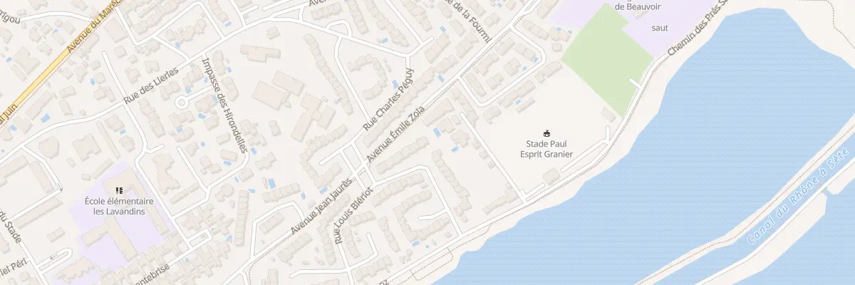 Plan du 22 Rue Georges Guynemer à Frontignan