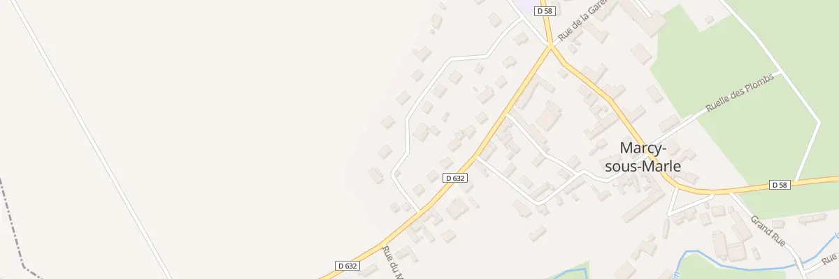 Plan du 7 Rue des Bleuets à Marcy-sous-Marle