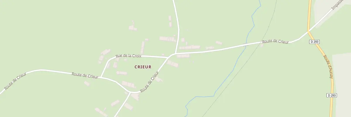 Plan du 262 Crieur à Aunay-en-Bazois
