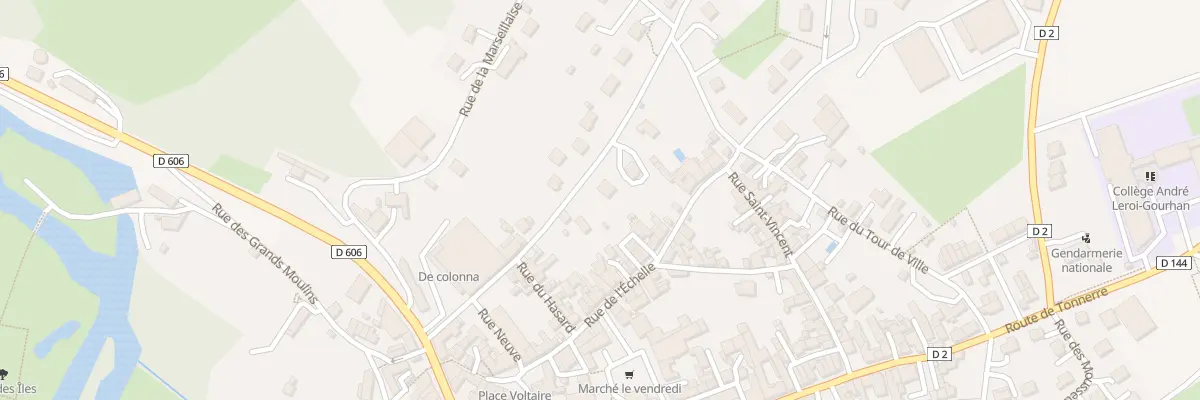 Plan du 5 Rue René Martin à Vermenton