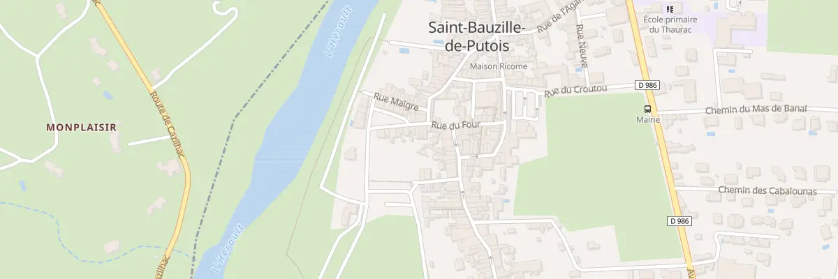 Plan du 107 Rue du Four à Saint-Bauzille-de-Putois