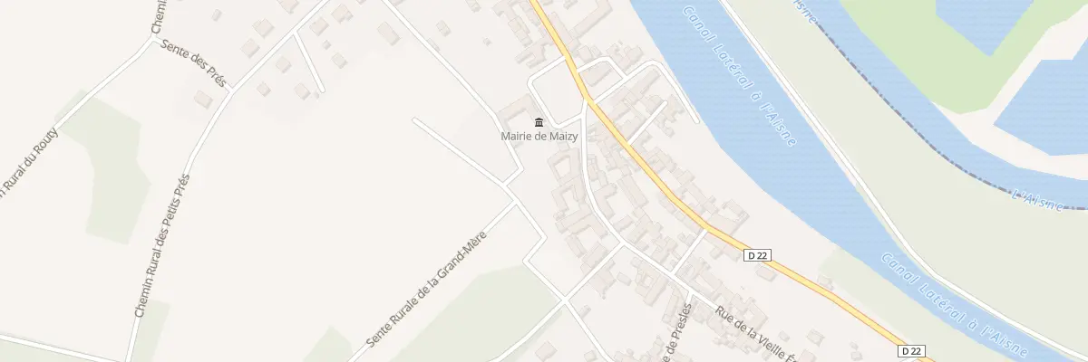 Plan du 6 Rue de la Vieille Eglise à Maizy