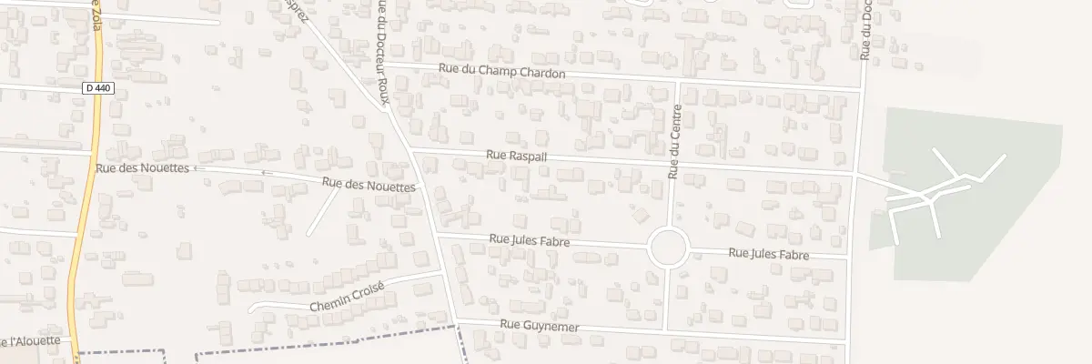 Plan du 14 Rue Raspail à Romilly-sur-Seine
