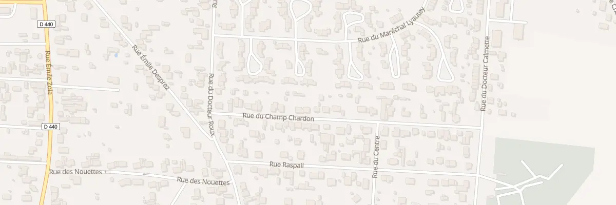 Plan du 23 Rue du Champ Chardon à Romilly-sur-Seine