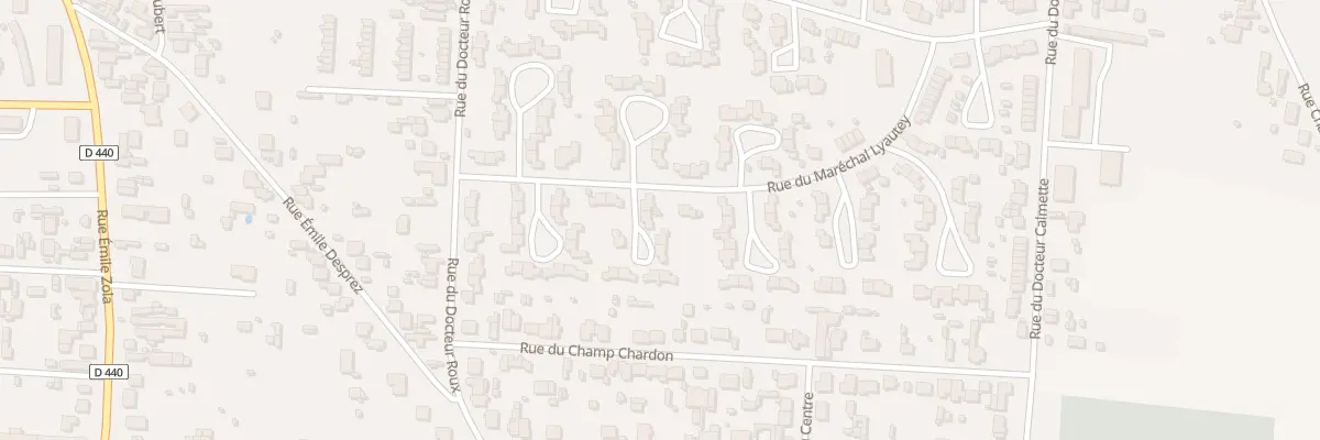Plan du 44 Rue du Maréchal Lyautey à Romilly-sur-Seine