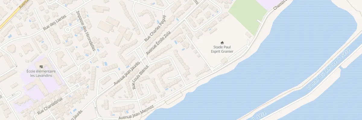 Plan du 14 Rue Georges Guynemer à Frontignan