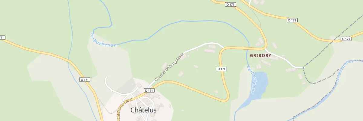 Plan du 8 Che de la Fontaine à Châtelus