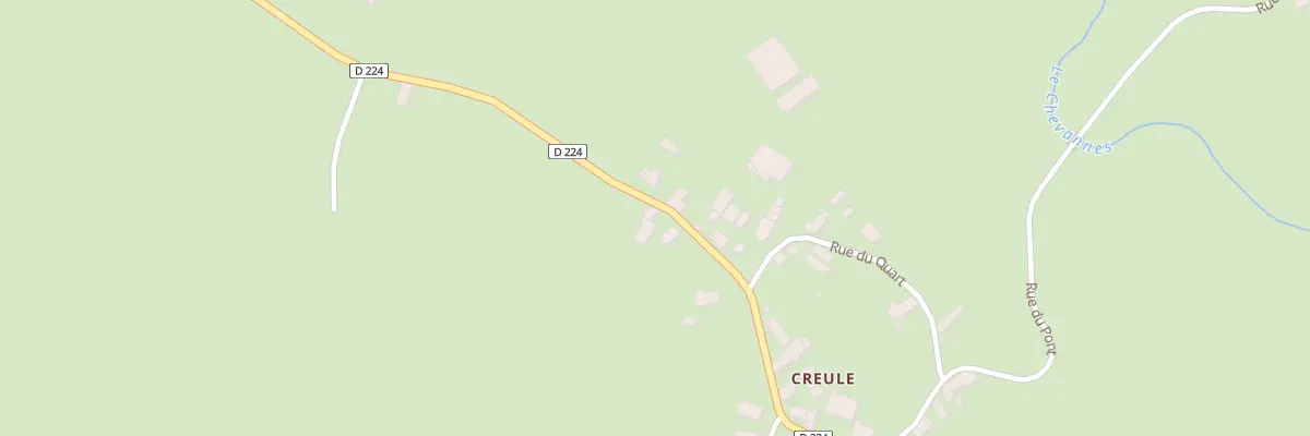 Plan du 11 Rte de Creule à Montaron