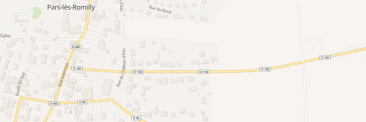 Plan du 13 Rte des Granges à Pars-lès-Romilly