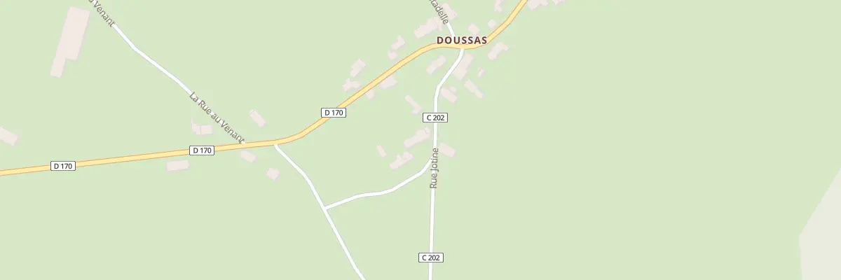 Plan du 2 Chaume Beugnon à Cervon