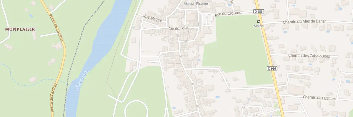 Plan du 628 Gr Grand Rue à Saint-Bauzille-de-Putois