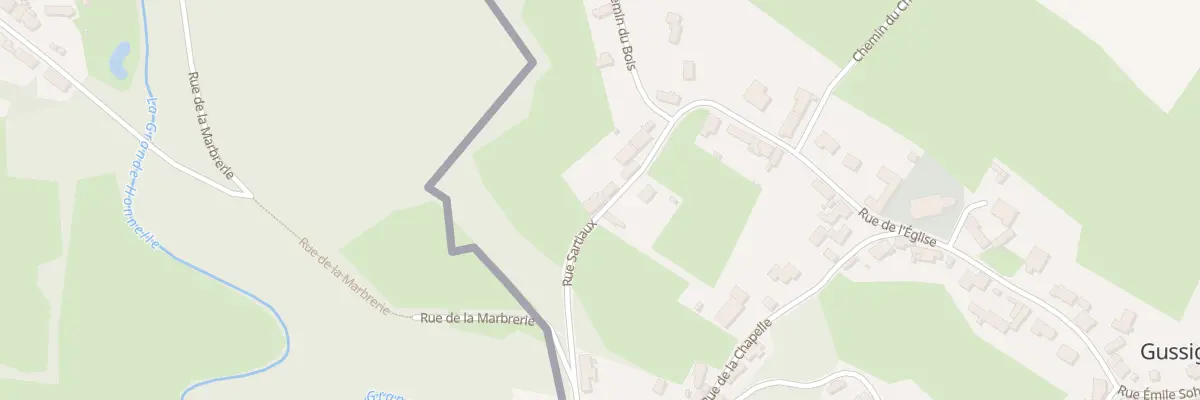 Plan du 8 Rue des Sartiaux à Gussignies