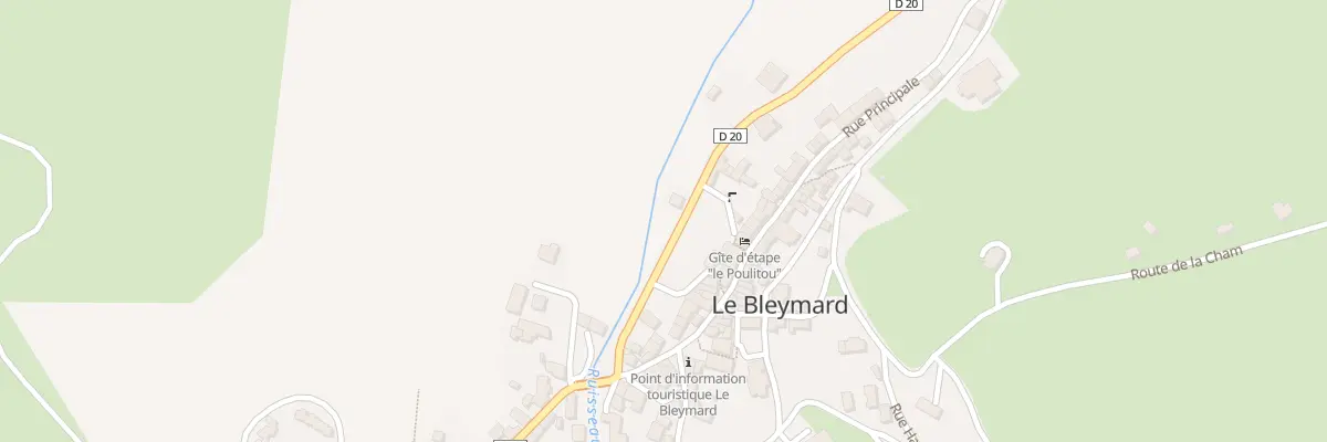 Plan du 5149 Rte du Mont Lozère à Mont Lozère et Goulet