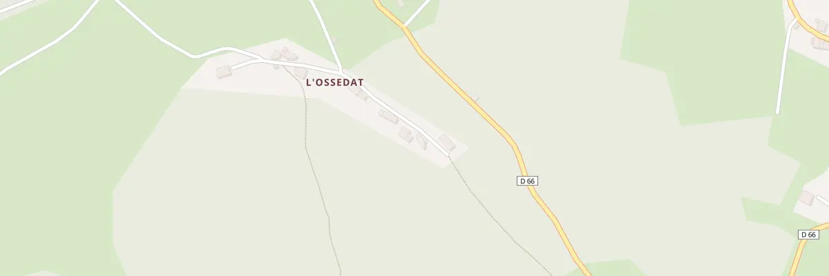 Plan du 5126 L’Ossedat Est à Saint-Pierre-la-Bourlhonne